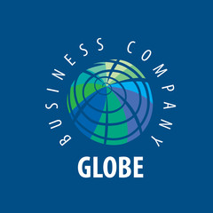 Earth logo template. Globe sign