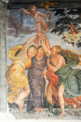 Catholic sacred painting at Verona