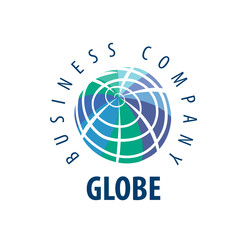 Earth logo template. Globe sign