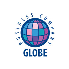 Earth logo template. Globe sign