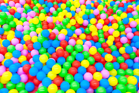 Bright colorful balls on background.