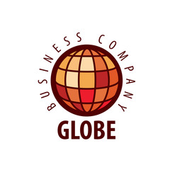 Earth logo template. Globe sign