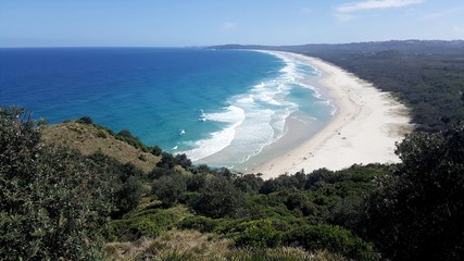 Plage de Byron Bay, Nouvelle Galles Du Sud, Australie