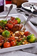 Meat stew with beans