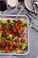 Meat stew with beans