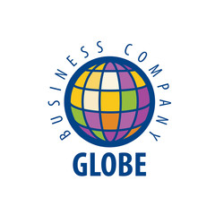 Earth logo template. Globe sign