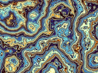 Abstract wavy fractal