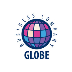 Earth logo template. Globe sign