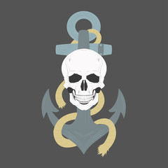 skul and anchor