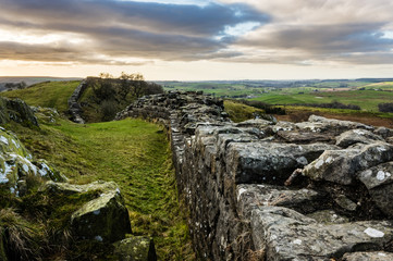 Fototapeta na wymiar Hadrian's Wall, Northumberland