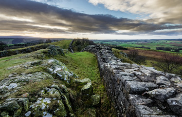 Fototapeta na wymiar Hadrian's Wall, Northumberland