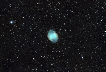 Obraz na płótnie Canvas M Dumbbell nebula , planetary nebula
