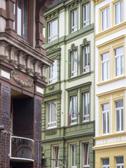 Alte Häuser im Schanzenviertel, Hamburg, Deutschland
