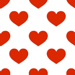 Hearts seamless pattern for fabric and Wallpapers.Vector illustration.