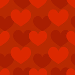 Hearts seamless pattern for fabric and Wallpapers.Vector illustration.
