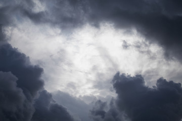 Rain clouds in the sky
