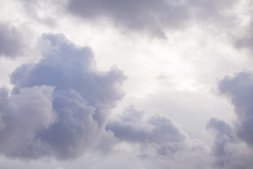 Fototapeta premium Clouds forming before the rain