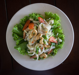 delicious spicy seafood thai food