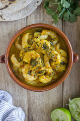 Keralan prawn curry
