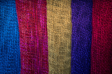 Obraz premium Traditional Lao textiles, Luang Prabang, Laos