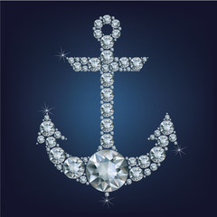 Anchor made up a lot of diamonds © Millisenta