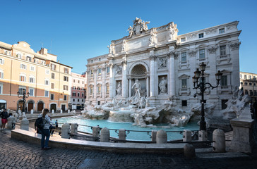 Fototapeta na wymiar Trevi fountain, Rome