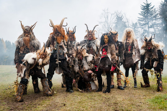 Perchtenmaske, Krampusmaske