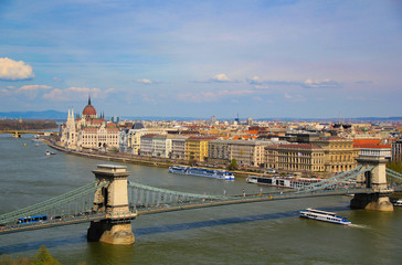 Fototapeta na wymiar View on Budapest