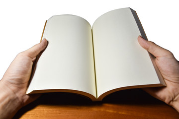 Reading a book 