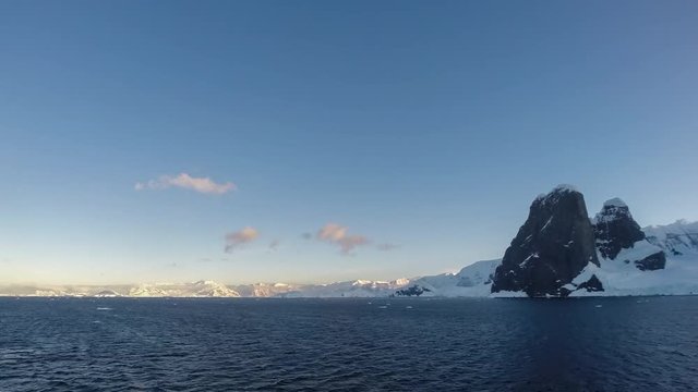 Cold Antarctic Coastline