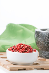 Pink Peppercorns Portrait