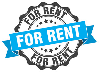 for rent stamp. sign. seal