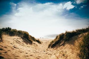 sea netherlands sand lighthouse