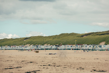 sea netherlands sand lighthouse