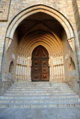 Fototapeta na wymiar Portico in the Cathedral of Nossa Senhora da Assuncao, Evora, Portugal
