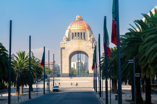 The Monumento to the Revolution in Mexico City