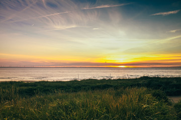 sea netherlands sand lighthouse