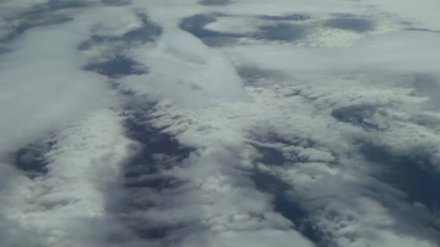 Flight under Dual layer clouds