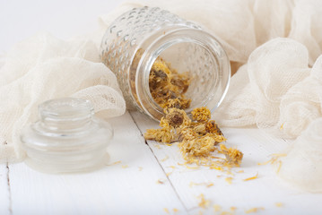 herbal tea. calendula