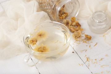herbal tea. calendula