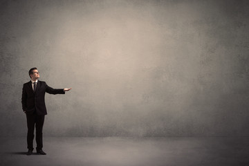 Businessman standing