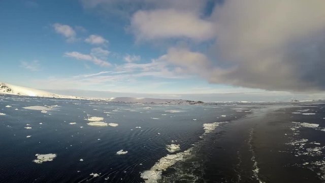 Cold Clouds on the Antarctic Coast