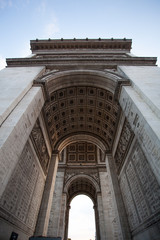Fototapeta na wymiar Vertical Photo of Arc De Triomphe of Paris France