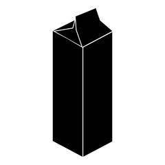 Paper package icon, simple style