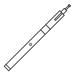 Medical syringe icon, outline style