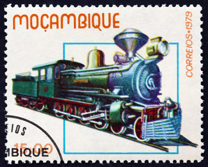 Postage stamp Mozambique 1979 Steam Locomotive