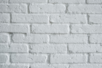 White brick wall.