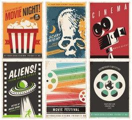 Cinema posters collection - obrazy, fototapety, plakaty