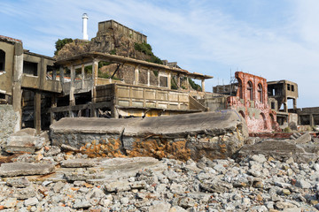 Obraz premium Hashima Island of Japan