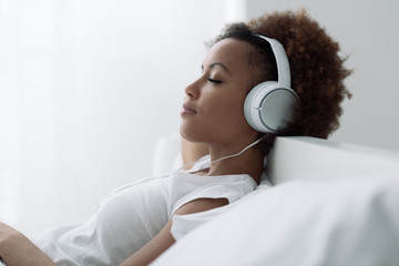 Image result for relax with headphones